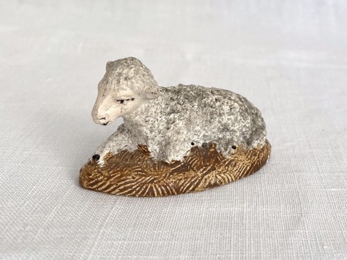 Mouton agneau ancien santon - mouton,