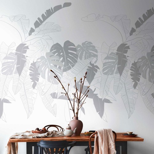 Papier peint jungle avec - papier,
