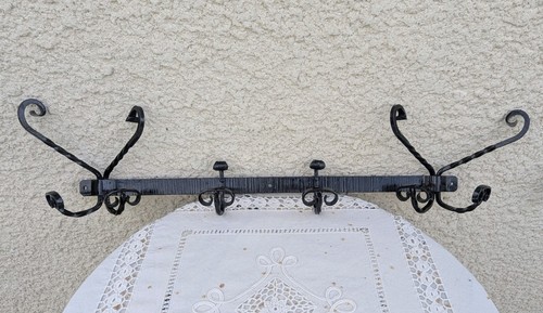 Ancien porte manteau mural fer - ancien, porte-manteau