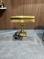 Ancienne Lampe de bureau annees 50 en laiton lampe de notaire banquier