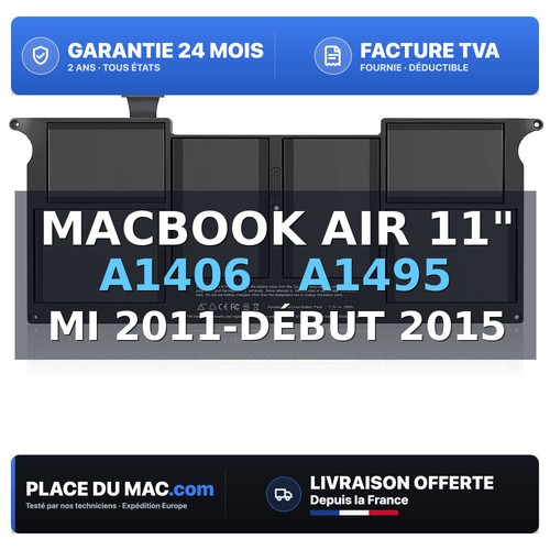 Batterie pour macbook air - pour,