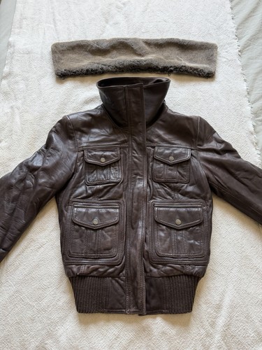 Redskins blouson cuir marron - redskins,