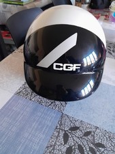 Casque Jet CGF Noir et Blanc