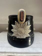 casque à pointe,spiked helmet,pickelhaube,Shako De  Police Du Nord Westphalie