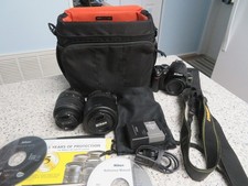 Nikon D3000 Camera and lens