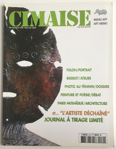 Cimaise 270 2002 - n°270, folon