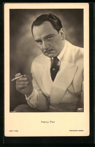 Acteur harry piel - l'acteur, fume