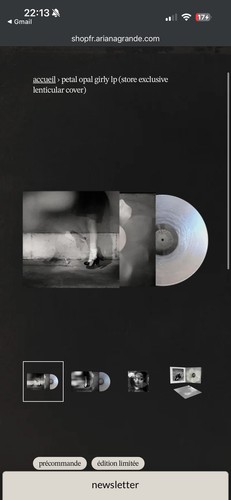 Ariana grande petal opal girly - grande,