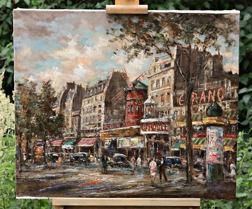 Tableau paris rue - tableau,