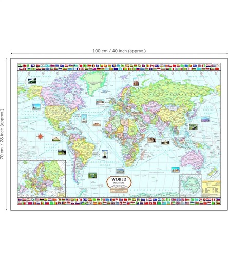 Carte monde politique - :, |