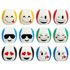 Lot de 12 balles de jonglage