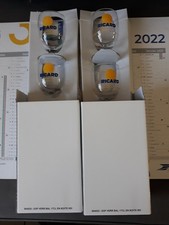4 VERRES RICARD NEUFS  AVEC