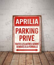 Plaque métal vintage Aprilia
