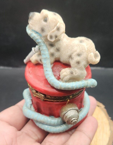 Figurine résine chien - figurine, en