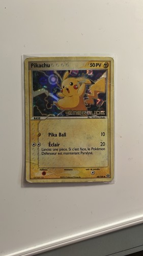 Carte pokémon pikachu - carte,