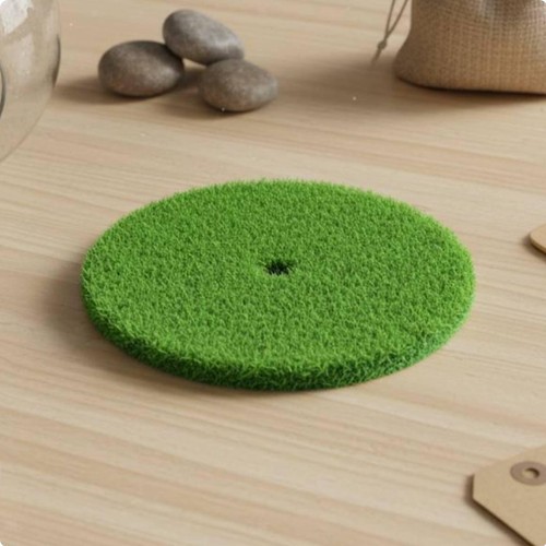 Tapis rond gazon artificiel - tapis,