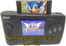 Sega Nomad Aftermarket Screen LCD Installation Service