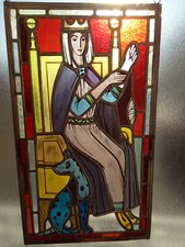 VITRAIL MAX BRUNNER " LA REINE