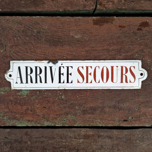 Ancienne plaque émaillée - plaque, «