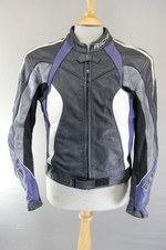 RICHA SAMOURAHI LEATHER BIKER JACKET WITH CE ARMOUR & THERMAL LINING 40 INCH