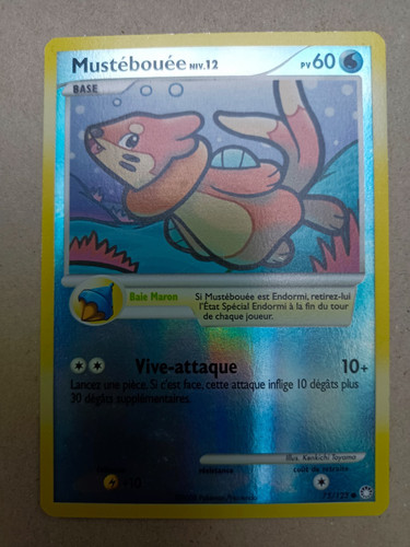Carte pokémon mustebouée - carte,
