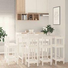 Ensemble de Bar 9 pcs Blanc