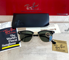 Vintage B&L RAY BAN Clubmaster Ebony Sunglasses