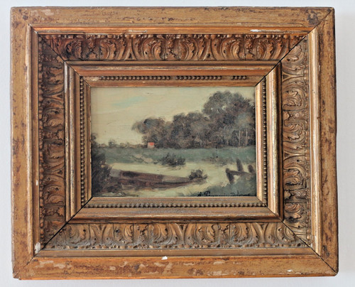 Peinture cadre anciens - peinture, et