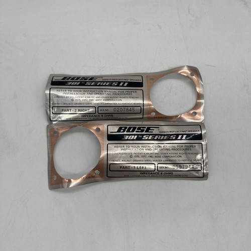 Bose 301 series emblems - bose, 2