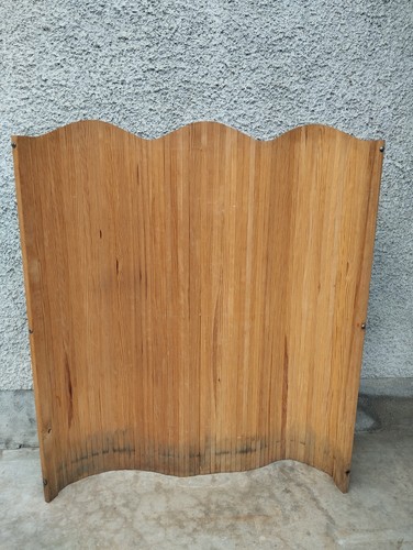 Paravent bois lamelles style - paravent,