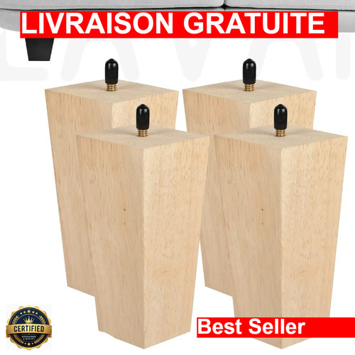 Pieds meubles bois - pieds,