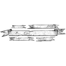 CUTTING DIES 1 MATRICE DECOUPE POUR 5 BANNIERES BANDEROLLES SIZZIX SIZZLITS 7179