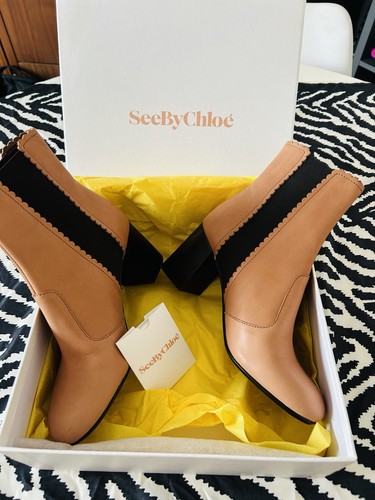 See chloé bottines chelsea - see,