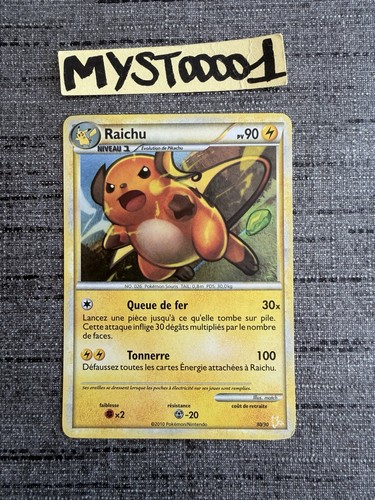 Carte pokémon raichu 30 - raichu, 30/30