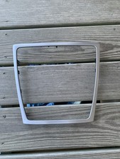 05-07 Volvo V70R S60R Brushed Aluminum Radio Trim Bezel 30672110