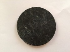 Socle en marbre noir rond 11 cm – support pour statuette