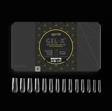 après GEL X Boîte 420 pcs Faux ongles extra longs Sculpté Carrés extension /EBUN