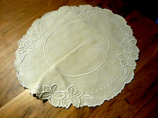 Linge ancien Napperon  rond