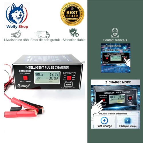Chargeur batterie intelligent - chargeur,