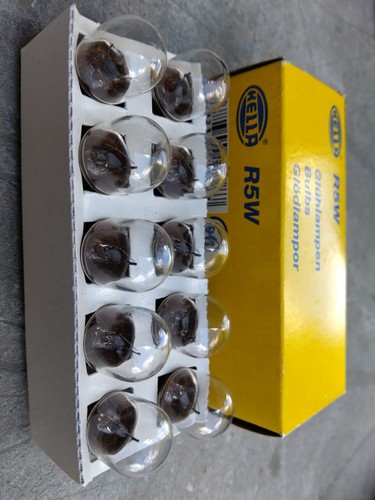 Lot boîte ampoule - 10, r5w