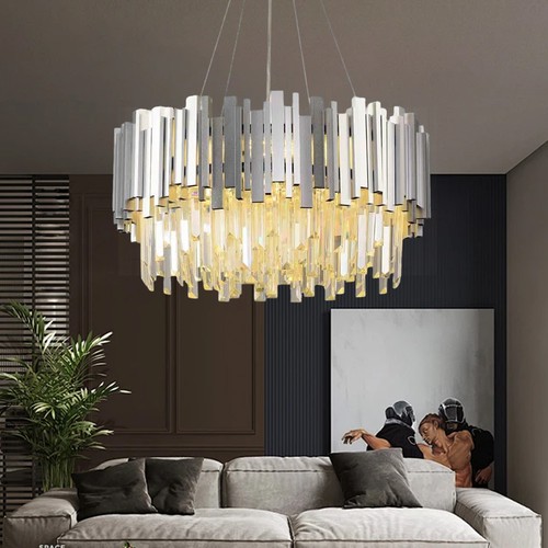 Chandelier cristal moderne - cristal,