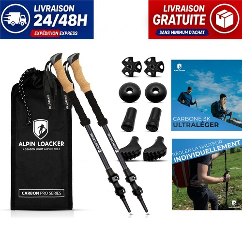 Bâton marche télescopique - bâton,