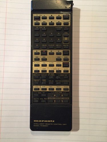 Marantz model rc500av v - marantz,