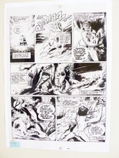 CHERET Rahan film d'imprimerie "au trait" d'une planche originale