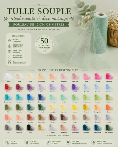 Tulle souple m - tulle,