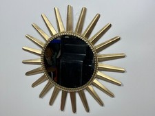 Ancien Miroir Soleil  58cm Vintage Années  60's 70's No Chaty Sorcière Vallauris