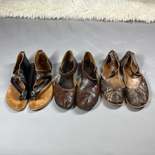 CYDWOQ Sandals Lot of 3 Womens Size 8.5 (38.5) Handmade in USA Natural Materials