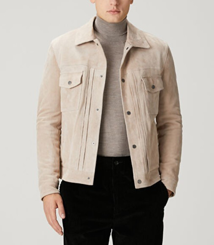 Veste camionneur cuir - camionneur, pour