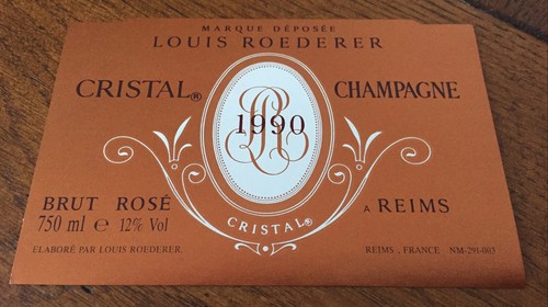 Une étiquette champagne - de,
