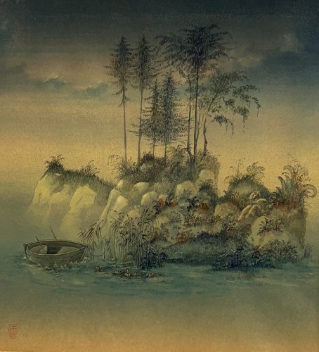 Aquarelle tableau alain - 👁aquarelle,